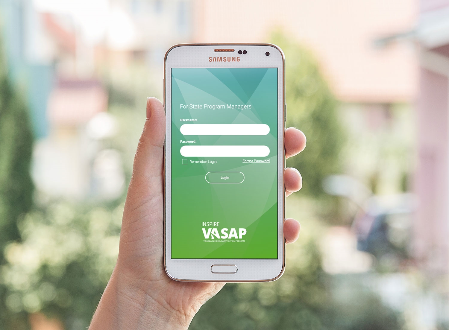 VASAP Samsung Galaxy mockup website design